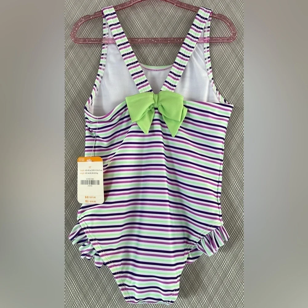 Gymboree- Striped Pineapple Swimsuit (Size 5T)